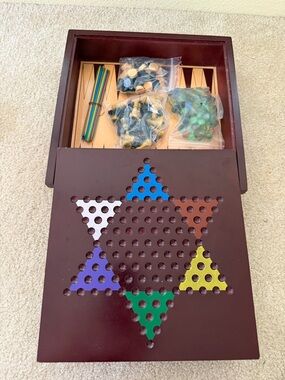 Classic Wooden Multi Board Game Set